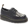 Dr. Martens' Dr. Martens Ramsey Quad Creeper In Black/zebra
