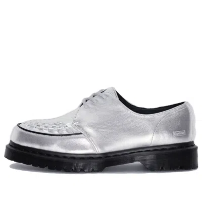 Dr. Martens' Dr. Martens Ramsey Supreme Nappa Leather Creepers 'silver'