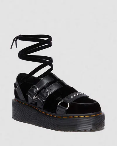 Dr. Martens Ramsey Wednesday Platform Creepers In Black