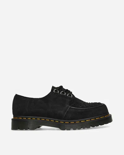 Dr. Martens' Ramsey Woven Suede Creepers In Black