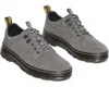 Dr. Martens Reeder R31221029 Gunmetal Suede Lace Up Casual Shoes Zogg608 In Gray