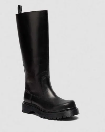 Dr. Martens Rejena Hi Old Harness Leather Boots In Black