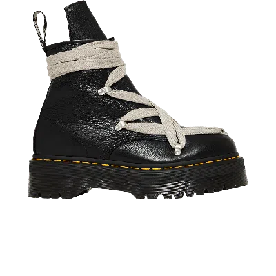 Pre-owned Dr. Martens Rick Owens X 1460 Quad Sole Pentagram Jumbo Lace Boot 'black'