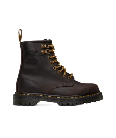 Dr. Martens Round Toe Ankle Boots In Black