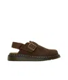 Dr. Martens' Round Toe Casual Shoes In Black