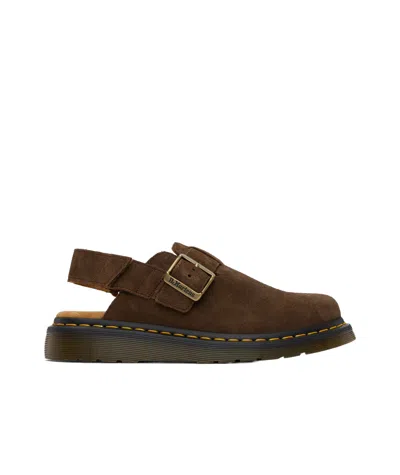 Dr. Martens' Round Toe Casual Shoes In Black