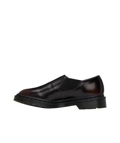 Dr. Martens' Round Toe Loafers In Black