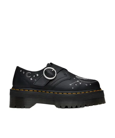 Dr. Martens' Round Toe Loafers In Black