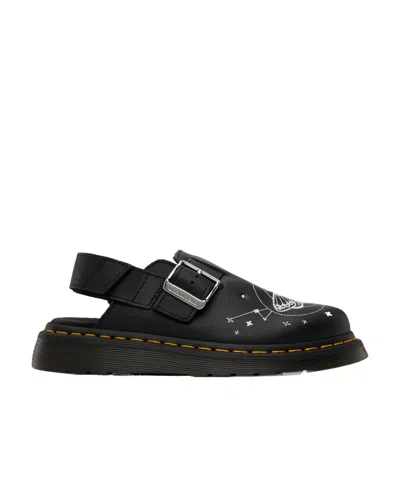Dr. Martens' Round Toe Loafers In Black