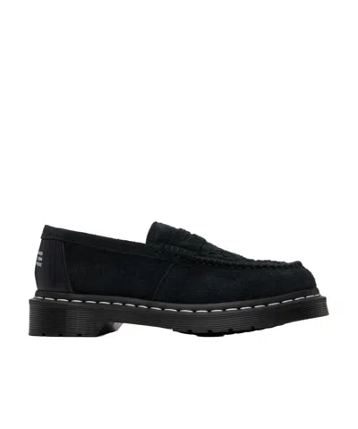 Dr. Martens' Round Toe Loafers In Black