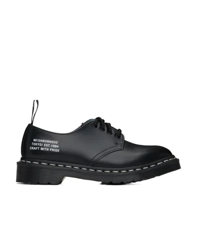 Dr. Martens' Round Toe Loafers In Black