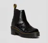 Dr. Martens' 1460 Patent Leather Womens Boots In Black