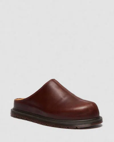 Dr. Martens' San Leder Mules In Brown