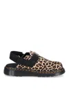 Dr. Martens' Dr. Martens Leopard Print Sandal With Adjustable Straps