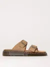 Dr. Martens' Josef Slipper-mule In Beige Suede In サバンナ