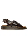 Dr. Martens Sandals Man  31577375 Zane Dark Brown In Brown