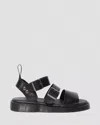 Dr. Martens Sandals Woman  15695001 Gryphon Brando Black In Black