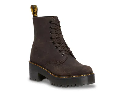 Dr. Martens Sanguine Combat Boot In Brown