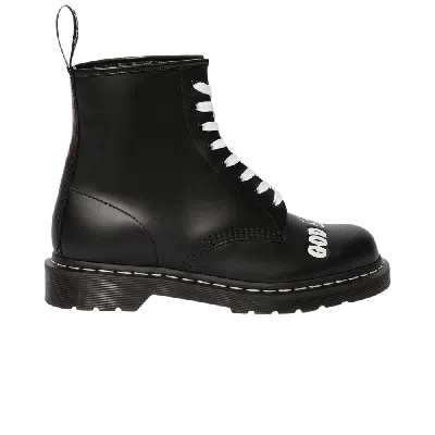 Pre-owned Dr. Martens Sex Pistols X 1460 Smooth 'god Save The Queen' In Black