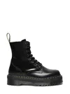 Dr. Martens Jadon Combat Boots In Black