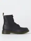 Dr. Martens Dr.martens 1460 Smooth Lace-up Combat Boots  Black Leather In Black