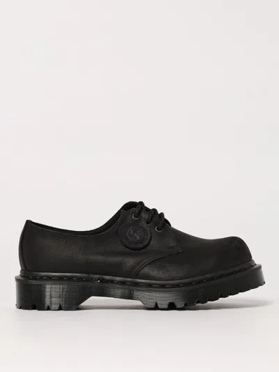 Dr. Martens 1461 Wax Commander Lace-up Derby Shoes In Black