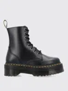 Dr. Martens Logo Thick-soled Straps And Ankle Boots In Black