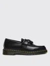 Dr. Martens Adrian Black Polished Smooth Moccasin In Black