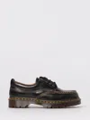 Dr. Martens Stylish Boots With Contrast Stitching And Lug Sole In Black