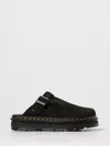 Dr. Martens Zebzag Mule Slipper-mule In Black Suede In Black
