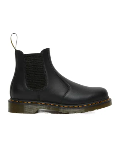 Dr. Martens' Short Chelsea Boots In Black