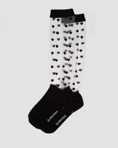 Dr. Martens Short Heart Mesh Organic Cotton Blend Socks In Multi