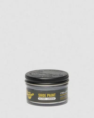 Dr. Martens Silver Shoe Paint In Black