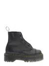Dr. Martens 'sinclair' Black Leather Lace-up Boots In Black