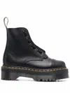 Dr. Martens 'sinclair' Black Leather Lace-up Boots