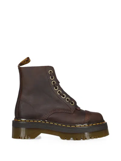 Dr. Martens Sinclair Lace-up Zip-front Boots In Multi