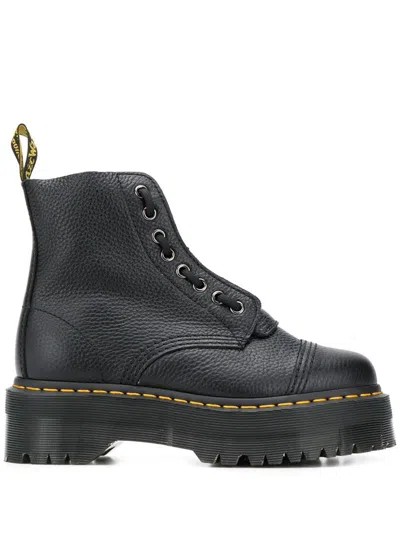 Dr. Martens' Dr. Martens Sinclair Leather Ankle Boots In Black