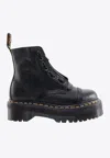 Dr. Martens Molly Glitter Boots In Black