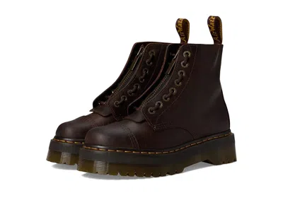 Dr. Martens Sinclair Leather Platform Boots Shoes Dark Brown : Uk 9 (us