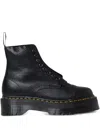 Dr. Martens Jadon Iii Platform Ankle Boots In Black Pisa In Black