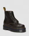 Dr. Martens Sinclair Orleans Leather Platform Boots In Brown