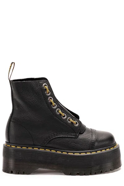 Dr. Martens Sinclair Platform Boots In Black