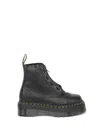 Dr. Martens Sinclair Black Leather Lace-up Boots In Black