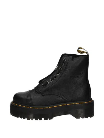 Dr. Martens Sinclair Platform Boots In Black