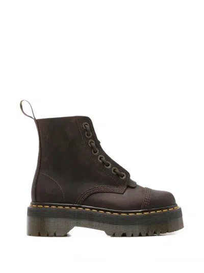 Dr. Martens Sinclair Platform Boots In Black