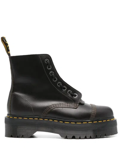 Dr. Martens' Dr. Martens Sinclair Shoes In Dark Taupe Orleans