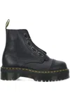 Dr. Martens Sinclair Zip-up Platform Boot In Black