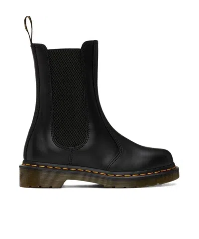 Dr. Martens' Smooth Chelsea Boots In Black