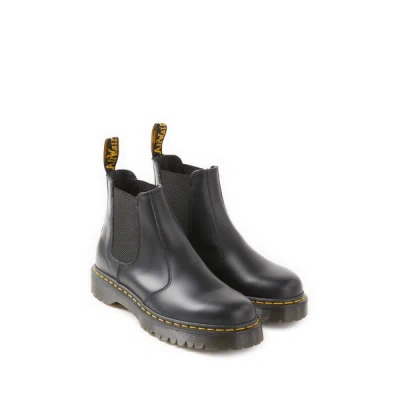 Dr. Martens Smooth Leather Ankle Boots In Black