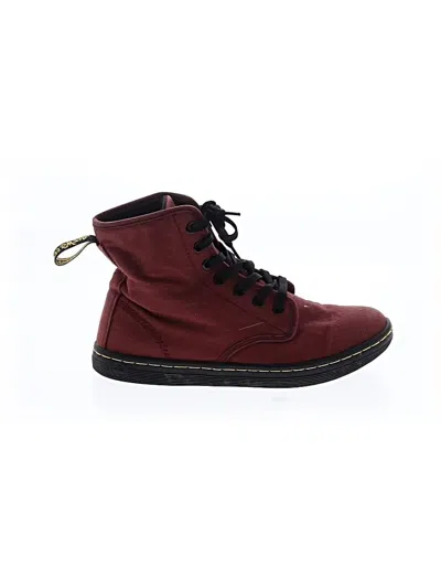 Pre-owned Dr. Martens Sneakers In Burgundy
